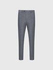 100% Wool High Quality Men Suits Pant Plus Size 42 Deep Grey Wedding Groom Business Man Casual Wear Slim Style 2021 Autumn Wear