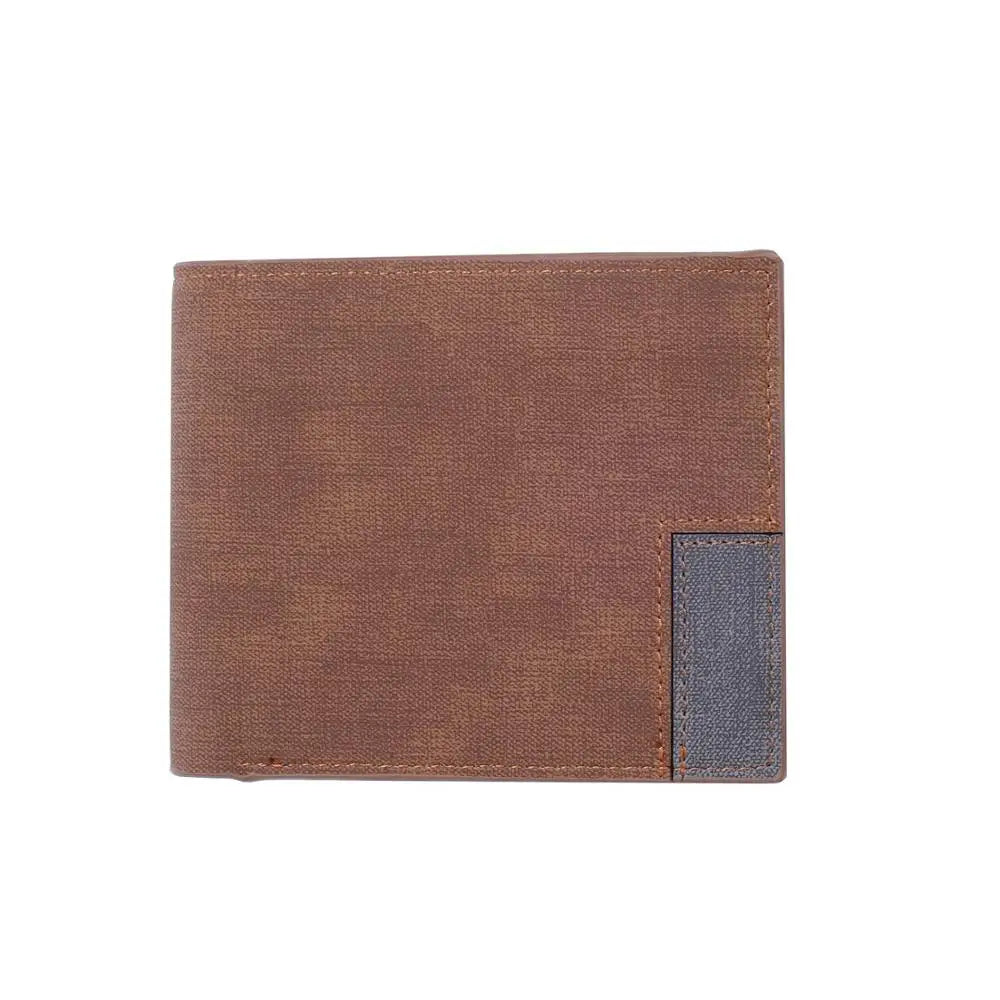2021 Black Purse Men Wallet Wallets RFID Blocking Double-fold Wallet Short Ultra-thin Credit Card Holder Wallets Men