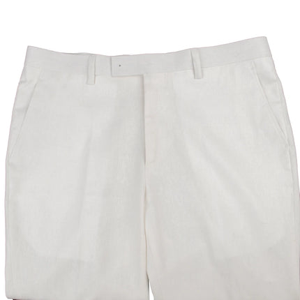 2021 Breathable Ivory Linen Cotton Dress Pants Custom Made Trousers Highly Comfortable Fabric Tailor Made Pants For Summer Cool
