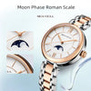 2022 New Seagull Women's Watch Moon Phase Scale Fashion Simple Ladies Automatic Mechanical Watch 217.17.6134L
