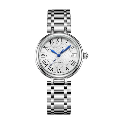 2024 Seagull Ladies Watch Automatic Mechanical Wristwatch Ultra-Thin Casual Simple Roman Holiday Sapphire Women Watch 816.417L