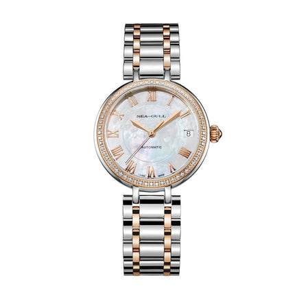 2024 Seagull Ladies Watch Automatic Mechanical Wristwatch Ultra-Thin Casual Simple Roman Holiday Sapphire Women Watch 816.417L