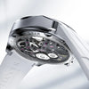 AGELOCER Original Tourbillon Watch Rainbow Bezel Men's Luxury Skeleton Manual Mechanical Watch Birthday Gift for Men