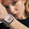 AGELOCER Women's Top Brand Square Mechanical Casual Fashion Dress Analog Ladies Luxury Watch Elegant Christmas Valentine