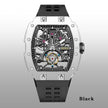 BEXEI 9127 Transparent K9 crystal skeleton Luxury tourbillon watch for men waterproof Reserve 72H mechanical wind wrist watches