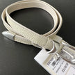 [BOMP] 2024 Autumn Men In Stock Our Legacy Style Black Retro Versatile Metal Genuine Calf Leather Pants Belt Men