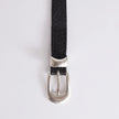 [BOMP] 2024 Autumn Men In Stock Our Legacy Style Black Retro Versatile Metal Genuine Calf Leather Pants Belt Men