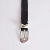 [BOMP] 2024 Autumn Men In Stock Our Legacy Style Black Retro Versatile Metal Genuine Calf Leather Pants Belt Men