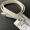 [BOMP] 2024 Autumn Men In Stock Our Legacy Style Black Retro Versatile Metal Genuine Calf Leather Pants Belt Men