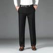 Black Clothing Men Formal Pants, Business Casual Straight Trousers, 2024 High Quality Men's Clothing, Daily Work Clothes