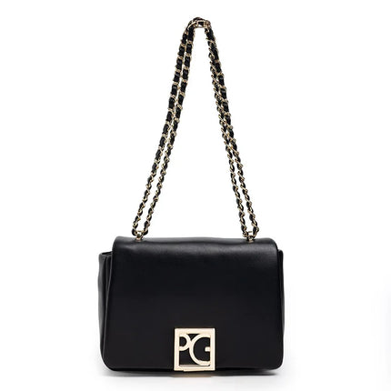 CH Classic Solid Color Design Exquisite Elegant Bright Women's Crossbody Bag 2024 New Leather Women's Commuter Banquet Bag