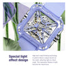 CIGA Design X Series Purple Skeleton Automatic Watch for Women Ladies Elegant Ceramic Mechanical Wrist Watches Silicone Strap