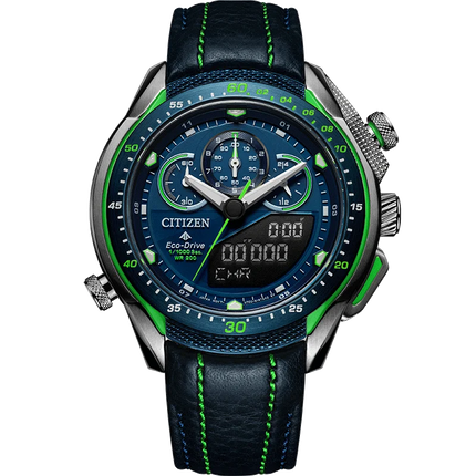 CITIZEN Watch Men's Light Eco Drive Men's Waterproof Diving Watch Luminous Stainless Steel Strap Sports Watch JW0148-12L