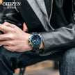 CITIZEN Watch Men's Light Eco Drive Men's Waterproof Diving Watch Luminous Stainless Steel Strap Sports Watch JW0148-12L