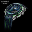 CITIZEN Watch Men's Light Eco Drive Men's Waterproof Diving Watch Luminous Stainless Steel Strap Sports Watch JW0148-12L