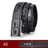 Crocodile belt men boys genuine leather automatic buckle high-end business leisure tide
