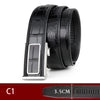 Crocodile belt men boys genuine leather automatic buckle high-end business leisure tide