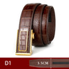 Crocodile belt men boys genuine leather automatic buckle high-end business leisure tide