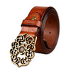 Crossten 100% genuine leather belt women's jeans belts luxury vintage high quality female belts woman cowskin strap Cinto