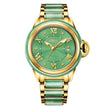 Diella Men Jade Watch Fashion Automatic Mechanical Sapphire Waterproof Luminous Watches Top Brand Genuine Jade Gold Watch