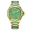 Diella Men Jade Watch Fashion Automatic Mechanical Sapphire Waterproof Luminous Watches Top Brand Genuine Jade Gold Watch