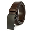 FAJARINA New Arrived Top Quality Cow Genuine Formal Automatic Buckle Men 3.5cm Width Men's Solid Cowskin Leather Belts Styles