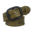 FAJARINA Top Quality Mens Personality Men's Folded Cowhide Genuine Leather Western Retro Styles Cow Skin Belts for Men N17FJ091