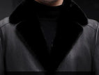 Genuine Deerskin Leather Jacket Men Winter Jackets 2024 Mink Fur Liner Coats Coat Warm Clothes Jaqueta SGG723