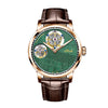 Haofa Luxury Double Tourbillon Mechanical Watch For Men Sapphire Manual Flying Tourbillon Wristwatches Skeleton Movement Watch