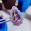 H402 Morganite Ring 5.35ct Fine Jewelry 18K Gold 100% Natural Pink Beryl Heliodor Morganite Jewellery for women Fine Ring