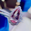 H402 Morganite Ring 5.35ct Fine Jewelry 18K Gold 100% Natural Pink Beryl Heliodor Morganite Jewellery for women Fine Ring