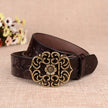 Crossten 100% genuine leather belt women's jeans belts luxury vintage high quality female belts woman cowskin strap Cinto