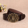 Crossten 100% genuine leather belt women's jeans belts luxury vintage high quality female belts woman cowskin strap Cinto
