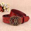 Crossten 100% genuine leather belt women's jeans belts luxury vintage high quality female belts woman cowskin strap Cinto