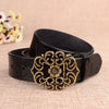 Crossten 100% genuine leather belt women's jeans belts luxury vintage high quality female belts woman cowskin strap Cinto