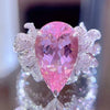 HN Morganite Ring 4.68ct Fine Jewelry 18K Gold 100% Natural Pink Beryl Heliodor Morganite Jewellery for women Fine Ring