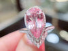 HN2024 Morganite Ring 3.66ct Fine Jewelry 18K Gold 100% Natural Pink Beryl Heliodor Morganite Jewellery for women Fine Ring