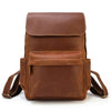 Handmad Leather Backpack Vintage Style Genuine Male Laptop Bag Big Capacity Travel Computer Drop Shipping