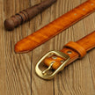 Handmade Belt Buckles for Men Thick Natural Vegetable Tanned Leather Leather Pin Buckle Mens Waist Belt Men's Belt Gifts for Men