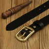 Handmade Belt Buckles for Men Thick Natural Vegetable Tanned Leather Leather Pin Buckle Mens Waist Belt Men's Belt Gifts for Men