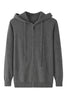 Hooded~Cashmere Sweater Men's 100% Pure Cashmere Cardigan Knitted Sweater Coat