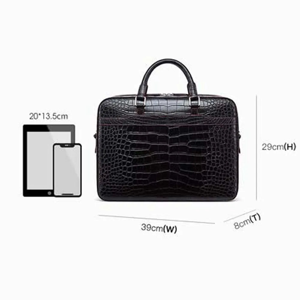 KEXIMA gete americas  alligator Men bags  handbag  men briefcase  business large capacity    Single shoulder bag crocodile bag