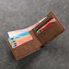 Light Face Soft Leather Mens Horizontal Multifunctional Walle Mens Short Wallet Fashion