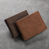 Light Face Soft Leather Mens Horizontal Multifunctional Walle Mens Short Wallet Fashion