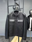 Luxury Brand Braid Real Sheepskin Genuine Leather Jacket Men Motorcycle Coat Mens Biker Clothes Spring Autumn Asian Size 3XL