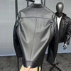 Luxury Brand Braid Real Sheepskin Genuine Leather Jacket Men Motorcycle Coat Mens Biker Clothes Spring Autumn Asian Size 3XL
