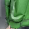 Luxury Brand Green Real Cowhide Genuine Leather Jacket Men Motorcycle Coat Mens Biker Clothes Spring Autumn Asian Size 5XL