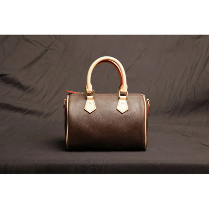 Luxury Vintage Designer Speedy Handbag Fashion Monogram Canvas Leather Shoulder Bag Women Crossbody Bag