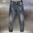 M03610   Fashion Men's Jeans 2024 Runway Luxury famous Brand European Design party style