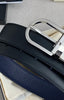 MB 185651 leather belt first layer cowhide Alloy steel Craftsman girdle waist band